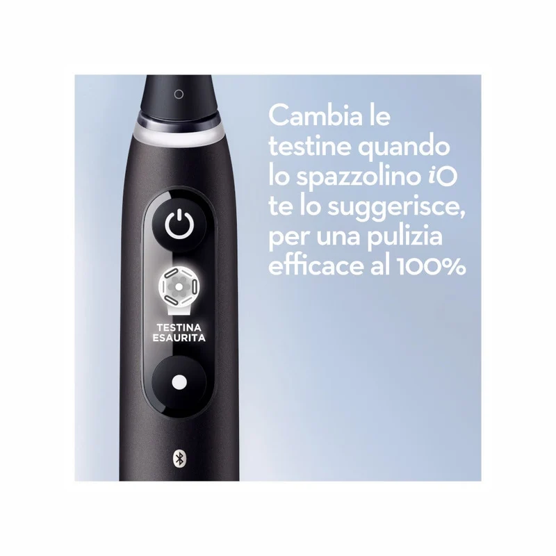 Oral-B iO6 Spazzolino Elettrico Ricaricabile Nero Con Custodia Da Viaggio