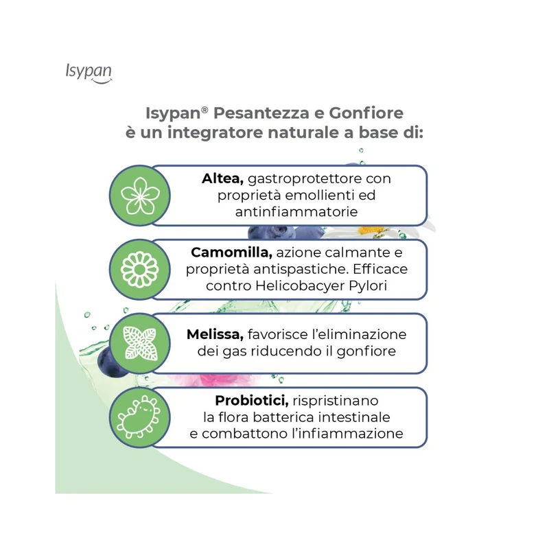 Isypan Pesantezza E Gonfiore 20 Compresse