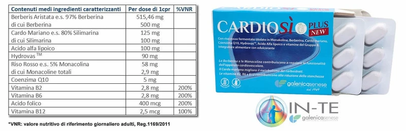 Galenica Senese Cardiosì Plus New 20 compresse da 1200mg