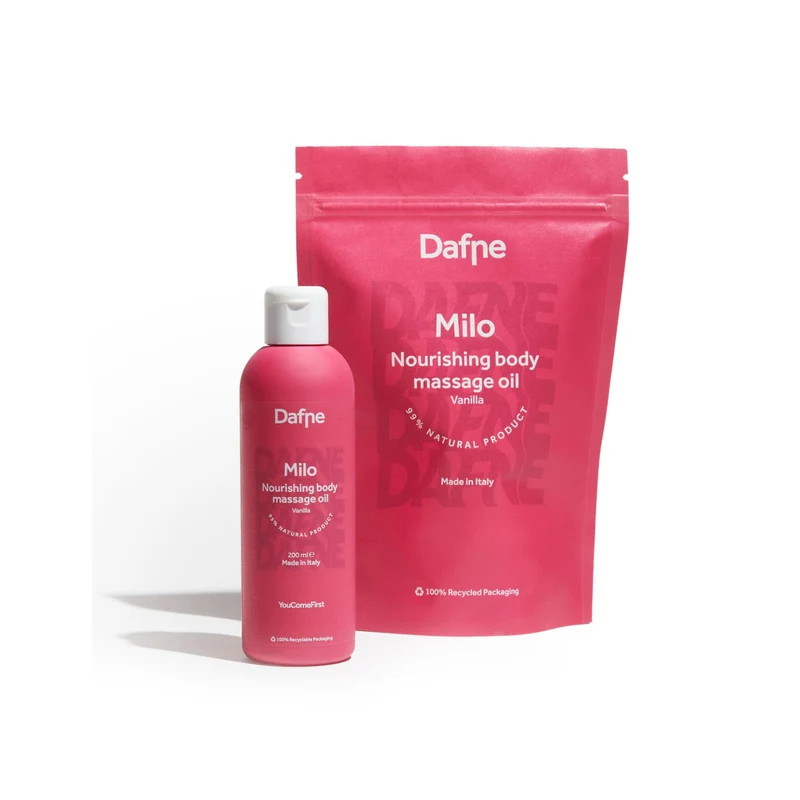 Dafne Olio Naturale Massaggi Corpo Vaniglia 200ml
