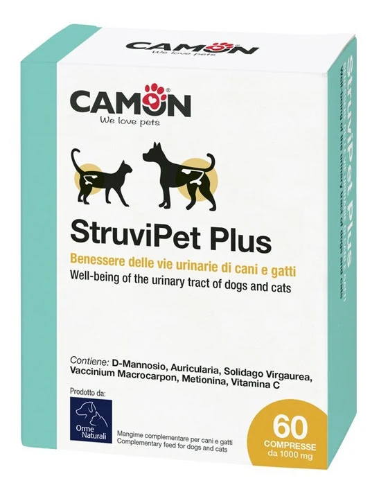 Camon StruviPet Plus Alimento Complementare Per Cani/Gatti 60 Compresse