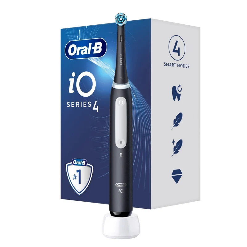 Oral-B iO 4 Spazzolino Elettrico Ricaricabile Nero