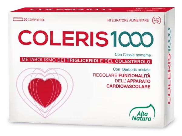 Coleris1000 30 Compresse - Integratore Colesterolo Naturale