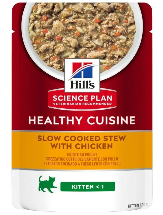 Hill's Science Plan Healthy Cuisine Kitten Pollo Bustina 80gr