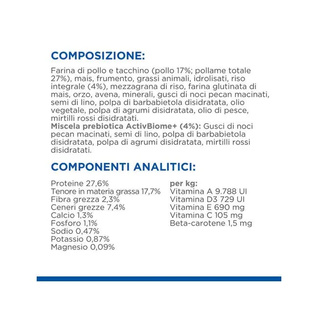 Hill's Science Plan Perfect Digestion Crocchette Pollo E Riso Integrale Per Cani Cuccioli Taglia Small Sacco 1,5 Kg