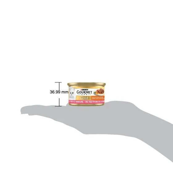 Purina Gourmet Gold Dadini In Salsa Con Trota E Verdure Per Gatti Lattina 85g