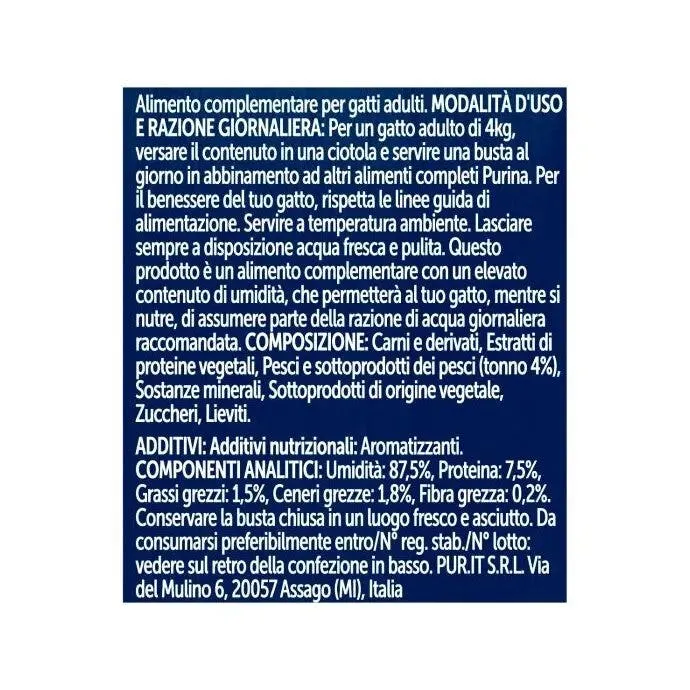 Purina Felix Soup Gusto Tonno Cibo Umido Gatti Adulti Busta 48g