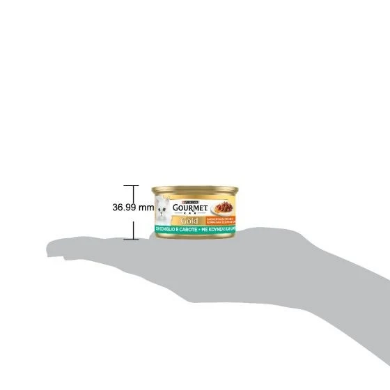 Purina Gourmet Gold Dadini In Salsa Con Coniglio E Carote Per Gatti Lattina 85g