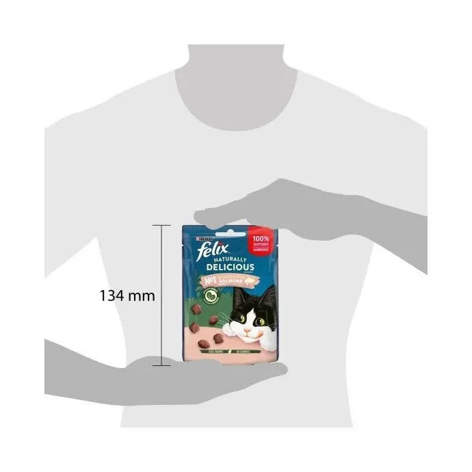 Purina Felix Naturally Delicious Gusto Salmone Cibo Umido Gatti Adulti Busta 50g