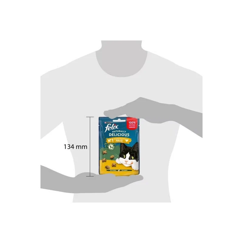 Purina Felix Naturally Delicious Gusto Pollo Cibo Umido Gatti Adulti Busta 50g