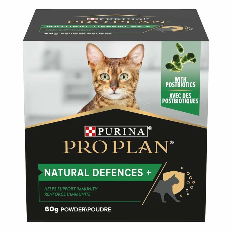 Purina Pro Plan Supplements Natural Defences+ Postbiotici Per Gatti Adulti 60g