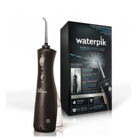 Waterpik W-462 EU Black Cordless Plus Water Flosser Idropulsore Pe Pulizia Dentaria