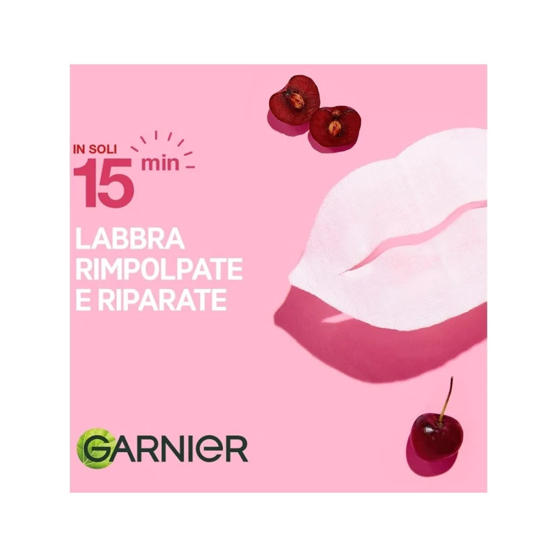 Garnier Maschera In Tessuto Rimpolpante Labbra 5g