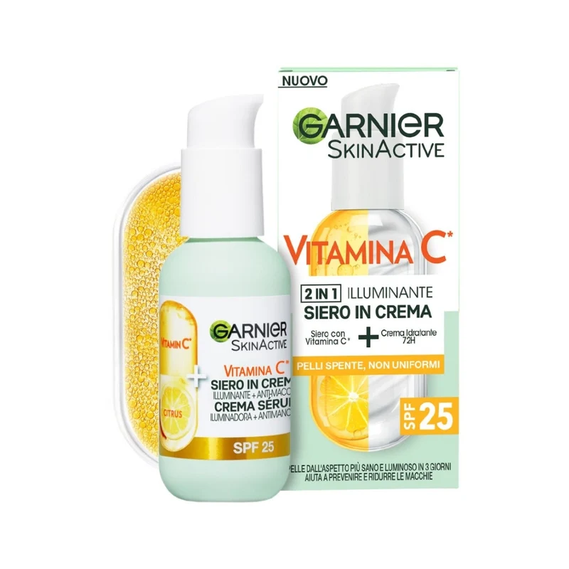Garnier Siero In Crema Vitamin C Effetto Idratante E Illuminante Viso 50ml