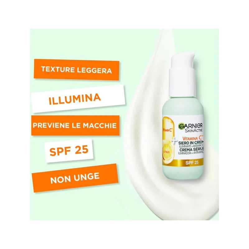 Garnier Siero In Crema Vitamin C Effetto Idratante E Illuminante Viso 50ml