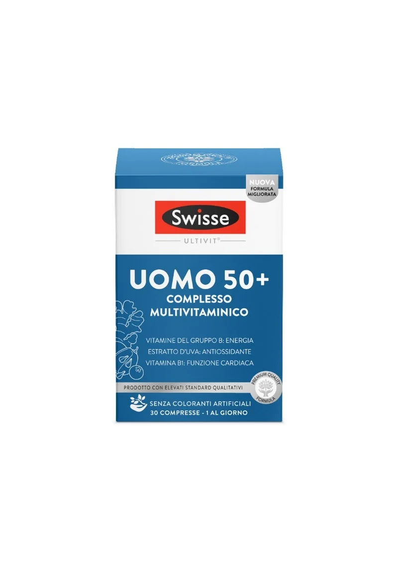 Swisse Multivitaminico Uomo 50+ 30 Compresse Integratore
