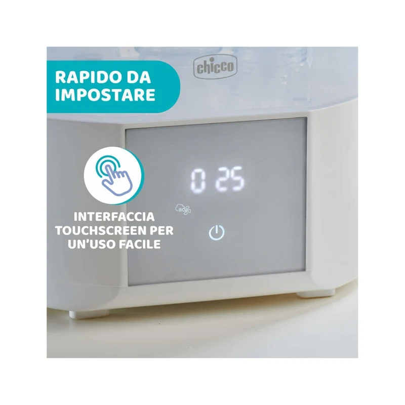 Chicco Sterilizzatore Con Asciugatura Rapido Per Biberon E Piccoli Oggetti
