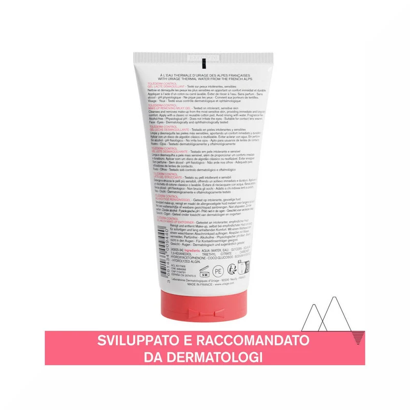 Uriage Tolederm Control Gel Latte Struccante Pelli Sensibili 150ml