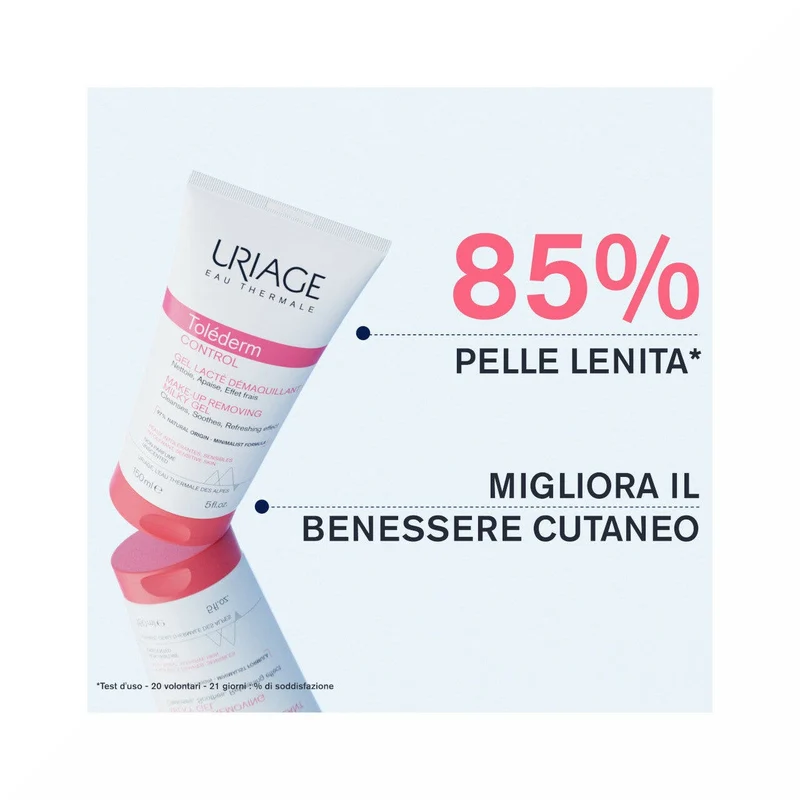 Uriage Tolederm Control Gel Latte Struccante Pelli Sensibili 150ml