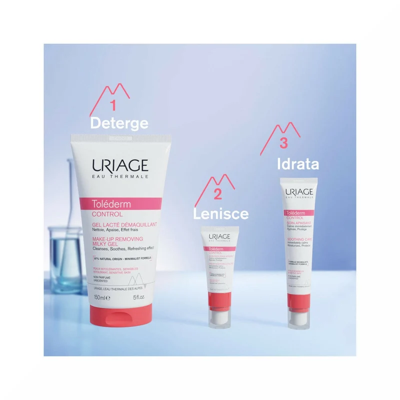 Uriage Tolederm Control Gel Latte Struccante Pelli Sensibili 150ml