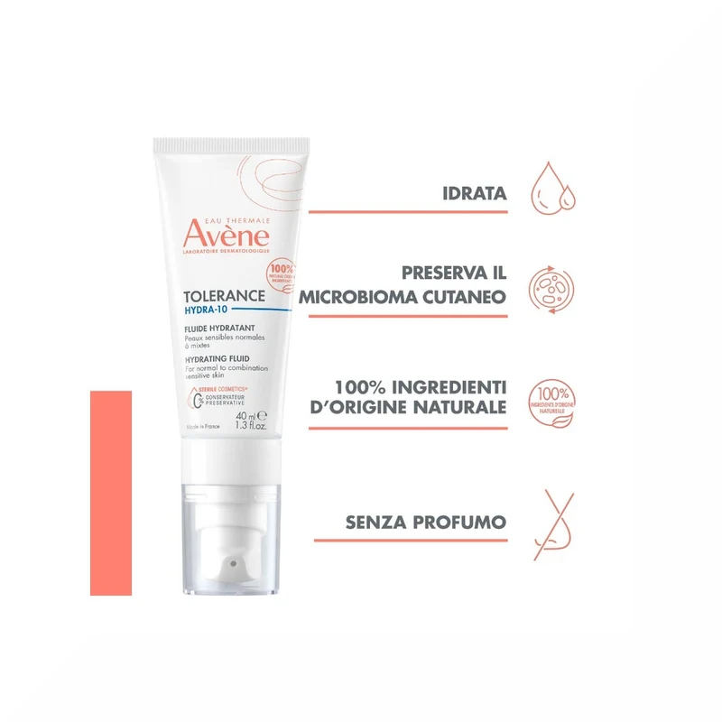 Avene Tolerance Hydra-10 Fluido Idratante 40ml