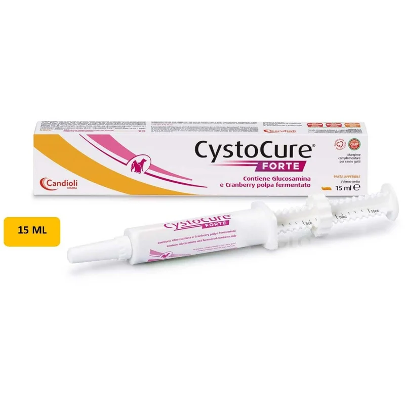 Cystocure Forte Pasta 15ml - Mangime Complementare Cani e Gatti