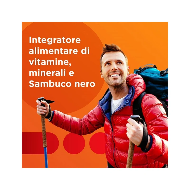Multicentrum Immunità & Difesa Con Sambuco Integratore Alimentare Vitamina C Difese Immunitarie 30 Compresse