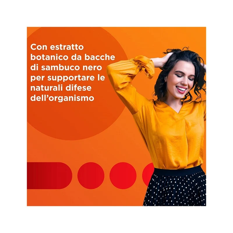 Multicentrum Immunità & Difesa Con Sambuco Integratore Alimentare Vitamina C Difese Immunitarie 30 Compresse
