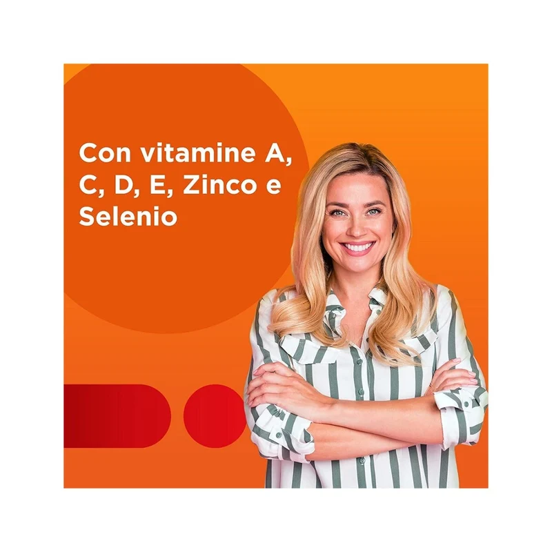 Multicentrum Immunità & Difesa Con Sambuco Integratore Alimentare Vitamina C Difese Immunitarie 30 Compresse