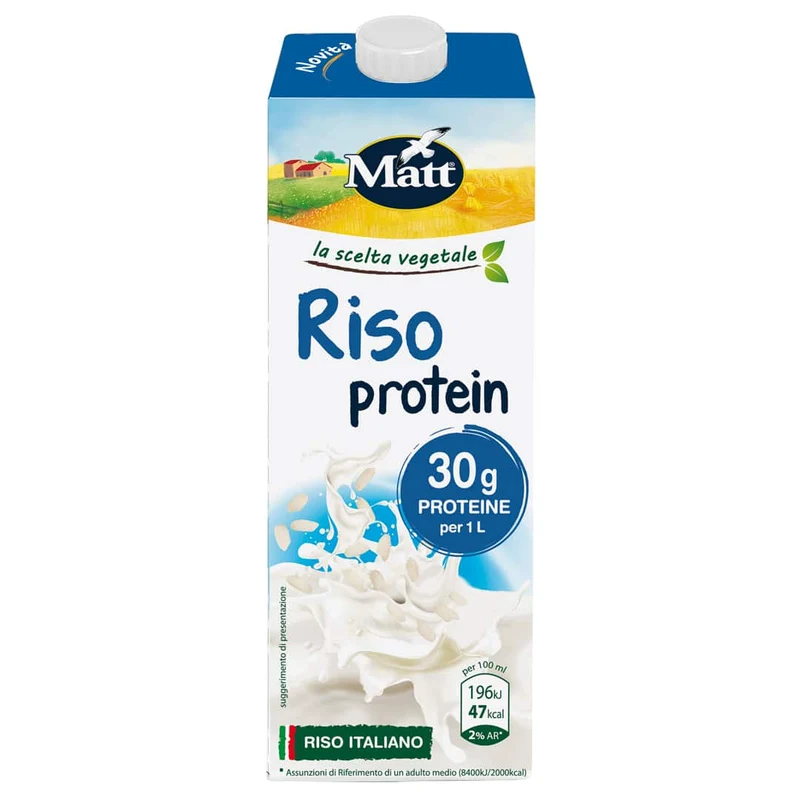 Matt Riso Protein Bevanda Vegetale Senza Glutine 1L