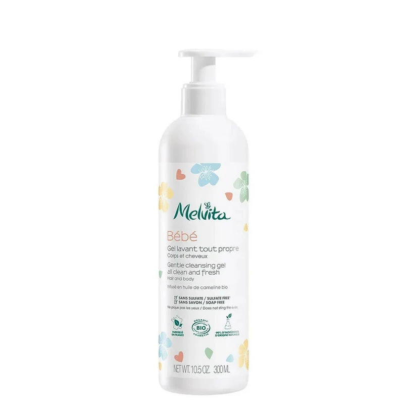 Melvita Gel Detergente Delicato Corpo Capelli 300ml