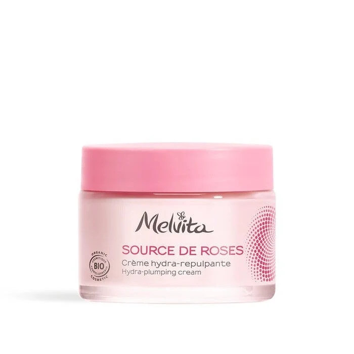 Melvita Crema Idratante Rimpolpante Source De Roses 50ml