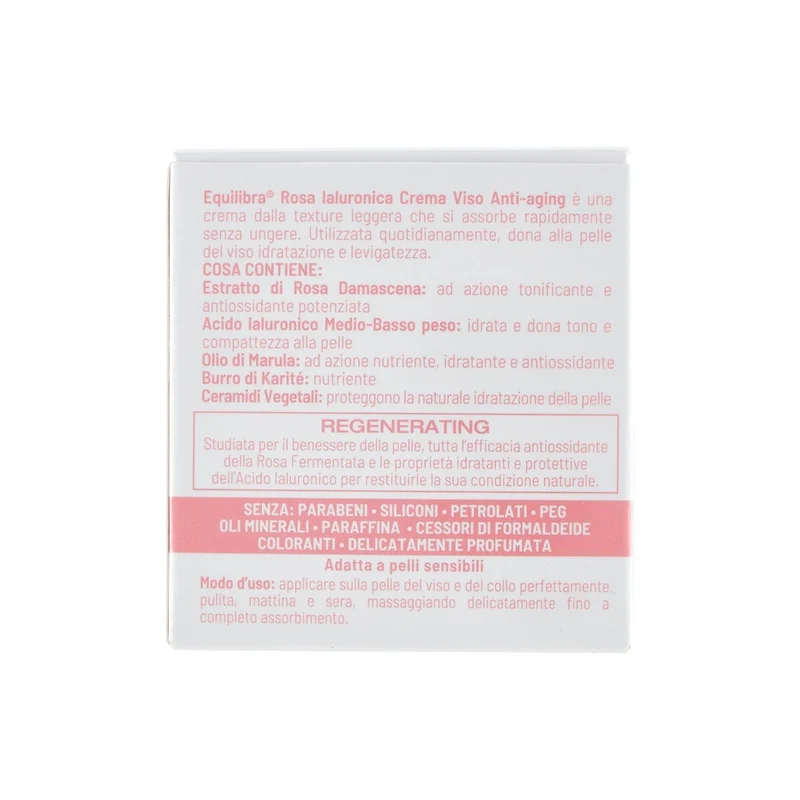 Equilibra Rosa Ialuronica Crema Viso Anti-aging 50ml