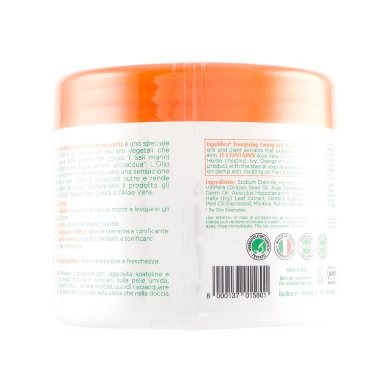 Equilibra Scrub Salino Tonificante Energizzante 600g