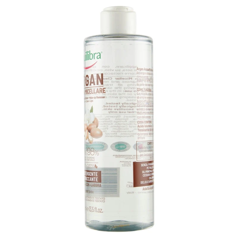Equilibra Argan Acqua Micellare Detergente Struccante 400ml
