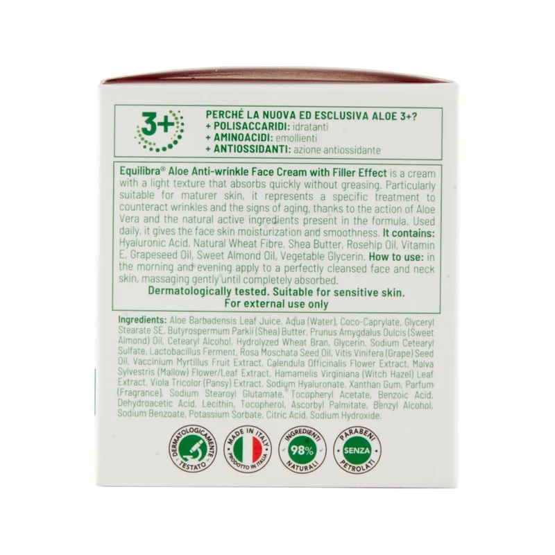 Equilibra Aloe Crema Viso Anti-Rughe 50ml