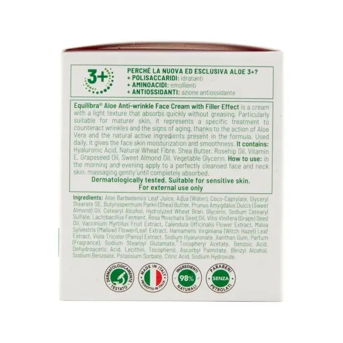 Equilibra Aloe Crema Viso Anti-Rughe 50ml