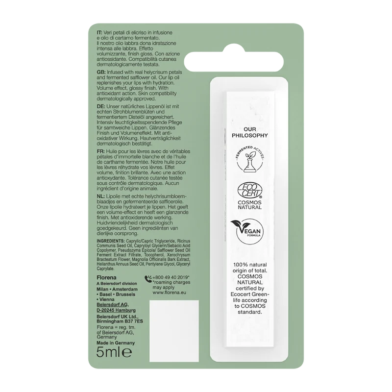 Florena Olio Labbra Gloss Naturale