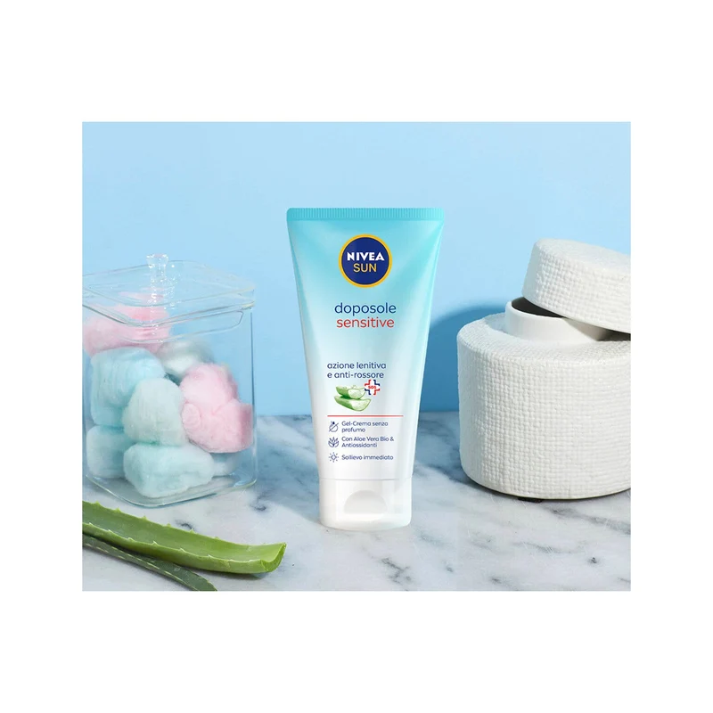 Nivea Sun Gel Crema Doposole Sensitive Dopo Sole Per Pelli Sensibili Rinfrescante E Lenitivo 175ml