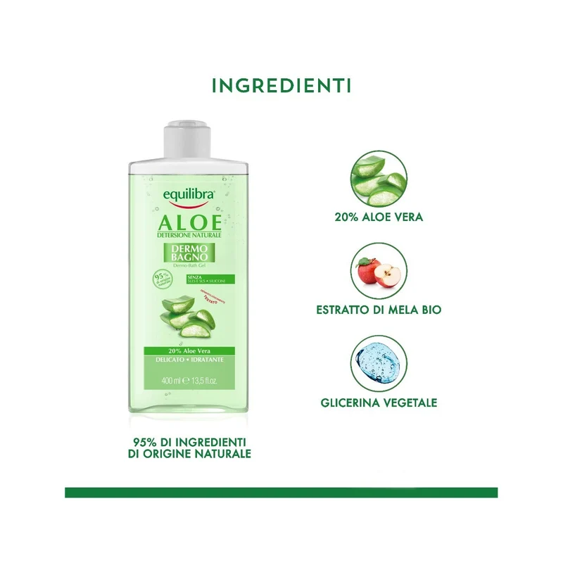 Equilibra Aloe Dermo-Bagno 400ml