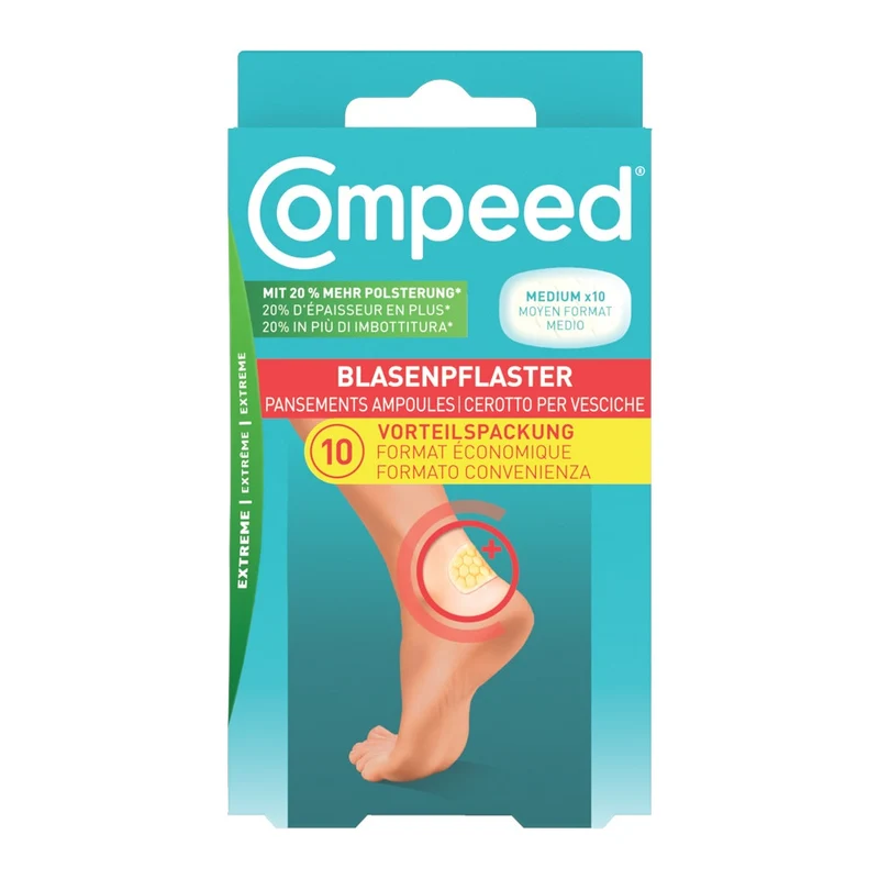 Compeed Cerotti Per Vesciche Medi Extreme 10 Pezzi - Sollievo Rapido