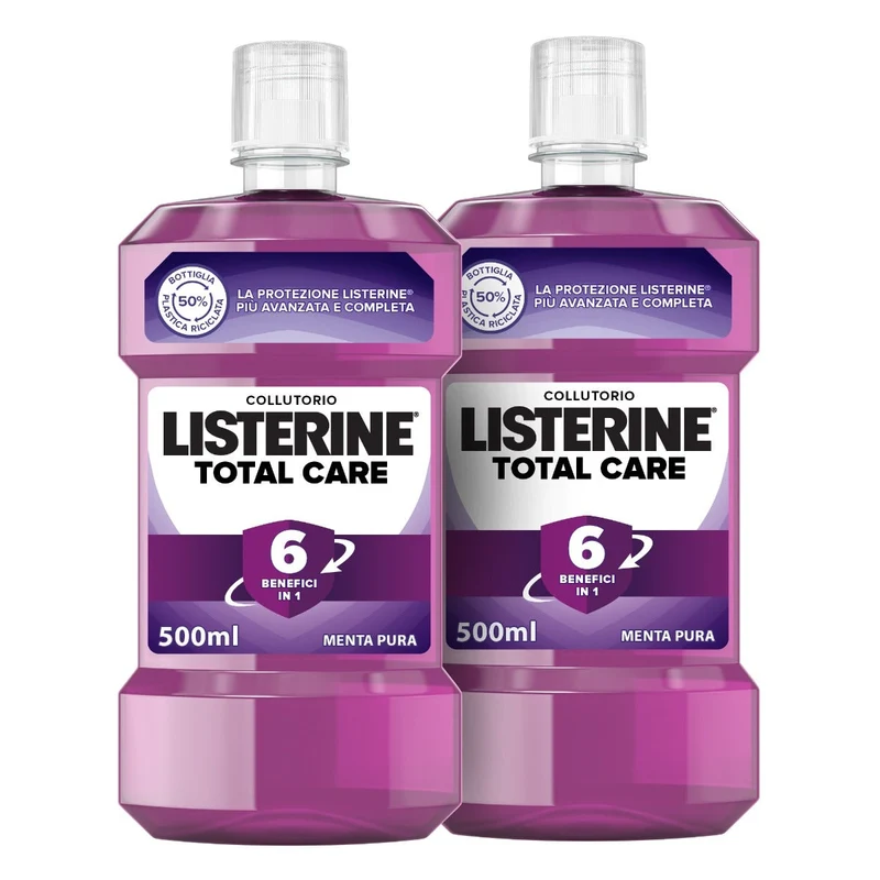 Listerine Total Care Collutorio 2x500ml