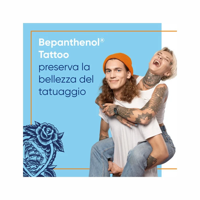 Bepanthenol Tattoo Detergente Delicato per Tatuaggi con Pantenolo Gel Senza Sapone 200ml