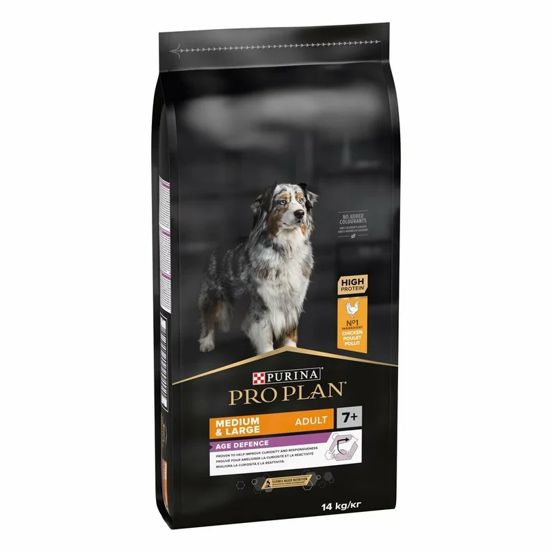 Purina Pro Plan Medium & Large Adult 7+ Age Defence Cibo Secco Con Pollo Cani Adulti Taglia Medio/Grande 14 kg