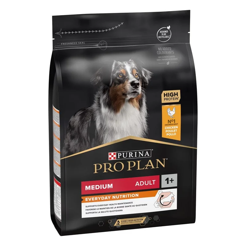 Purina Pro Plan Medium Adult Everyday Nutrition Cibo Secco Con Pollo Cani Adulti Taglia Media Sacco 3 kg