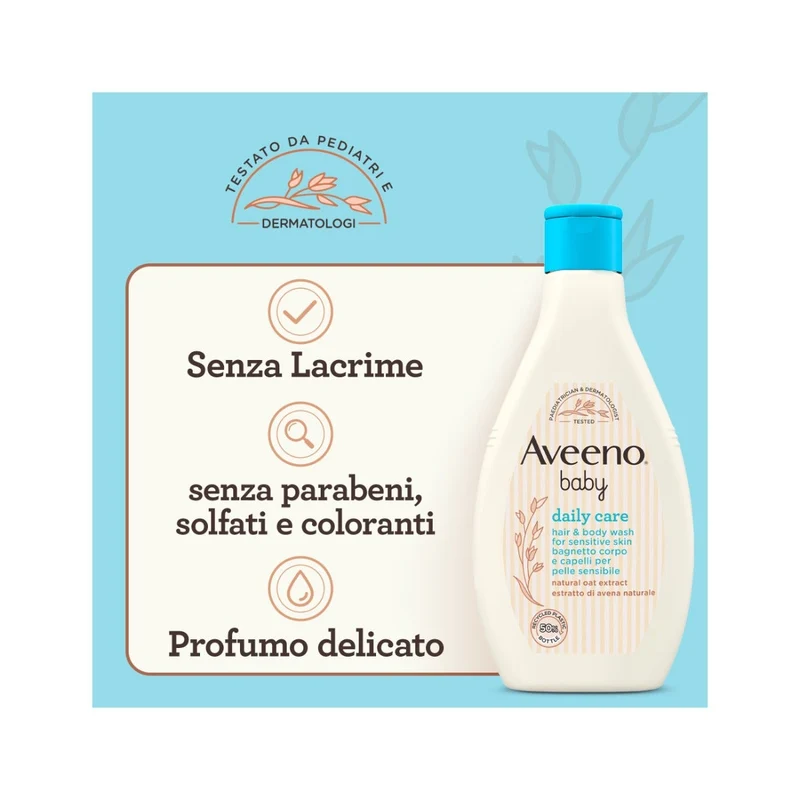 Aveeno Baby Daily Care Bagnetto Corpo E Capelli 250ml