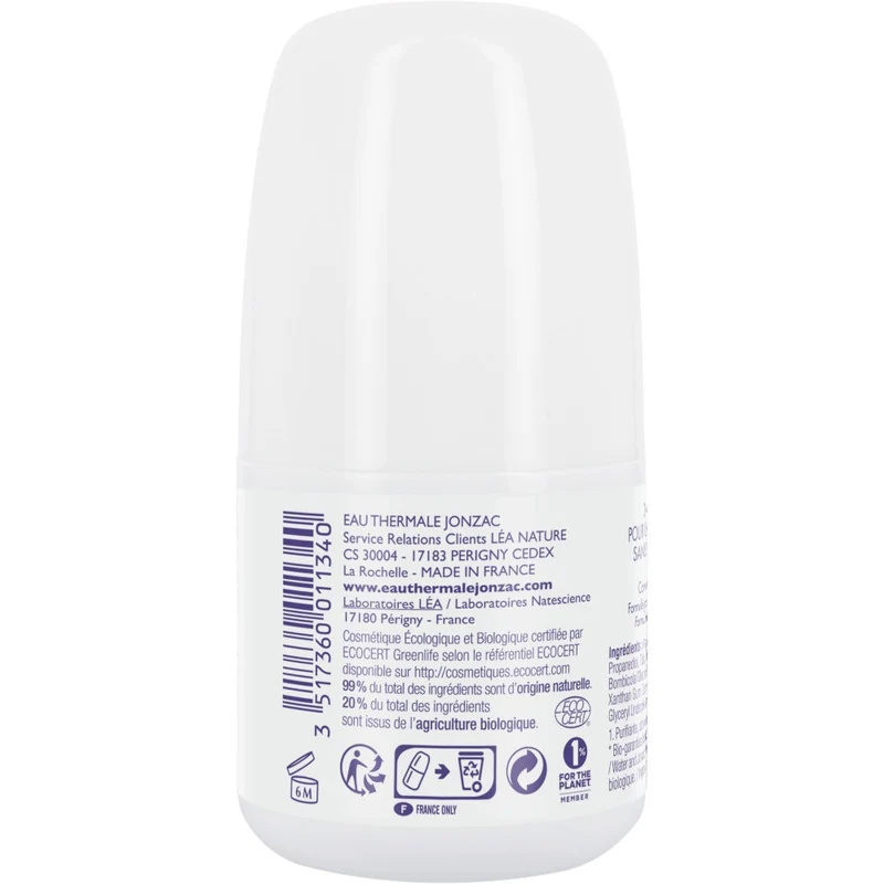 Eau Thermale Jonzac Deodorante Freschezza 24h Alta Tolleranza Rehydrate 50ml