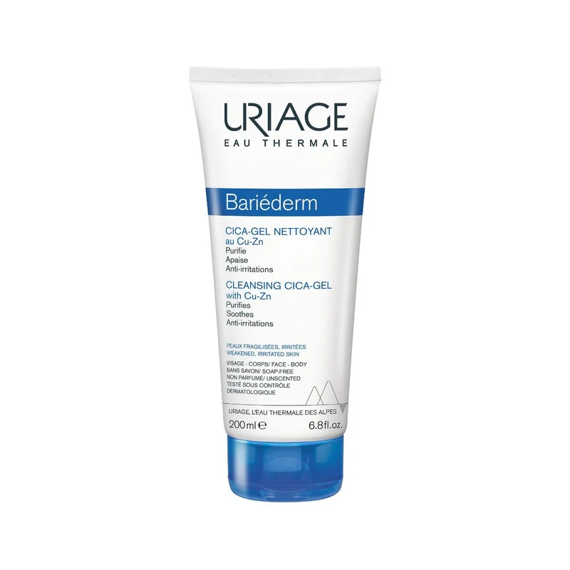 Uriage Bariederm Cica Gel Detergente Viso Corpo 200ml