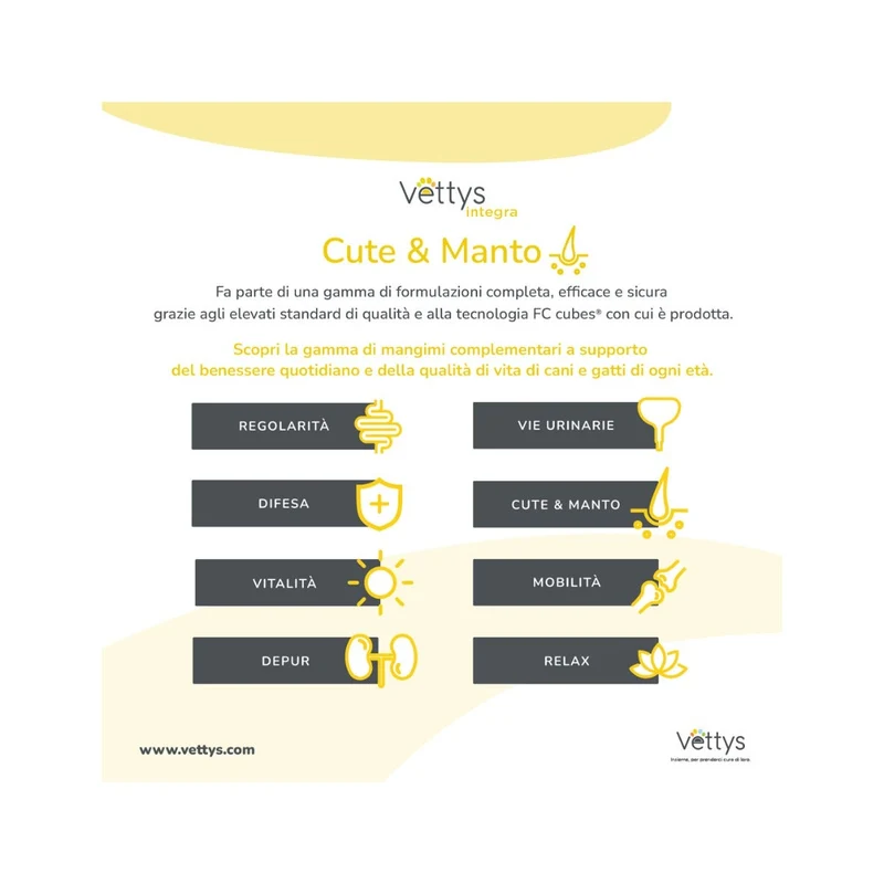 Vettys Integra Cute&Manto Per Cani 30 Compresse