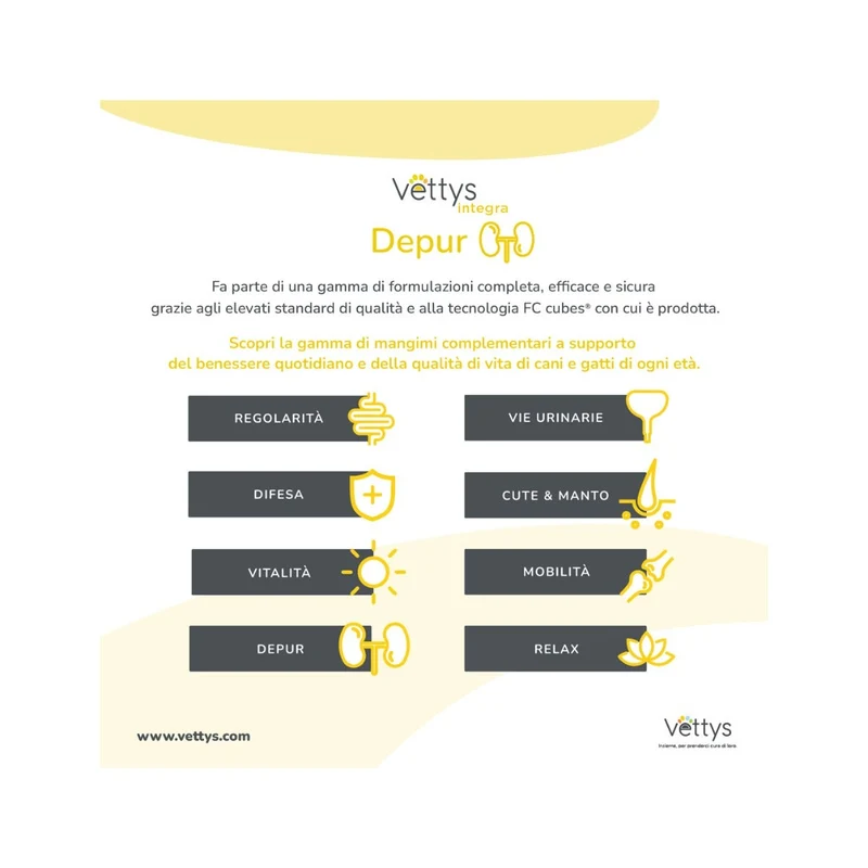 Vettys Integra Depur Per Gatti 30 Compresse
